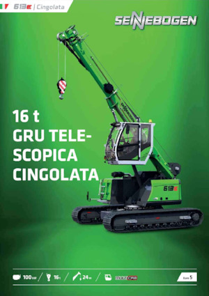 Grues à chenilles téléscopique Sennebogen 613E