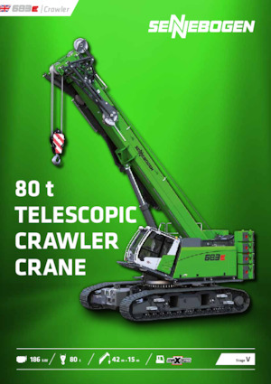 Grues à chenilles téléscopique Sennebogen 683E
