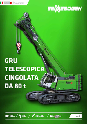 Grues à chenilles téléscopique Sennebogen 683E