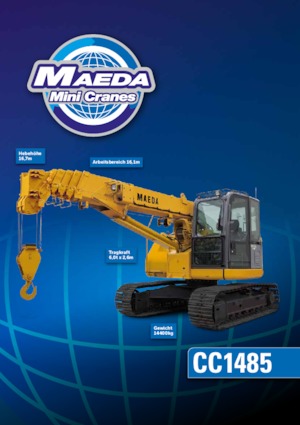 Grues à chenilles téléscopique Maeda CC 1485