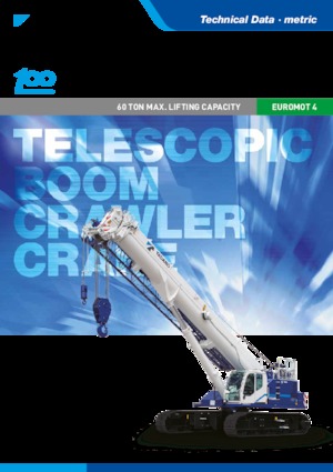 Grues à chenilles téléscopique Tadano GTC-600