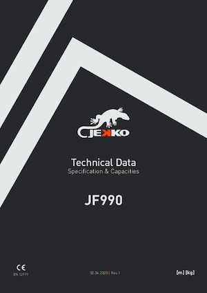 Grues à chenilles téléscopique Jekko JF990