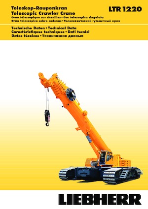 Grues à chenilles téléscopique Liebherr LTR 1220