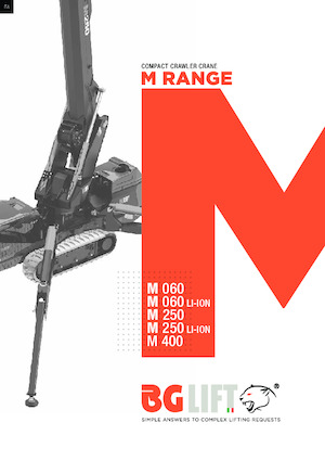 Grues à chenilles téléscopique BG Lift M 060 Li-ion