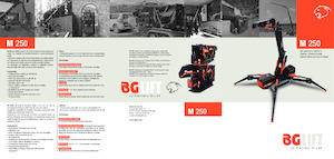 Grues à chenilles téléscopique BG Lift M 250