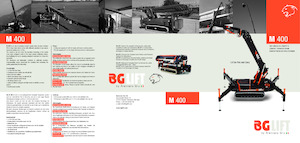 Grues à chenilles téléscopique BG Lift M 400