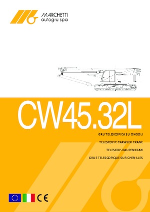 Grues à chenilles téléscopique Marchetti Orsa 45.32L