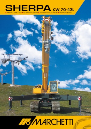 Grues à chenilles téléscopique Marchetti Sherpa 70.42 L