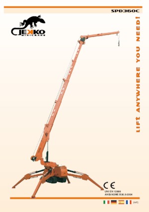 Grues à chenilles téléscopique Jekko SPD360C