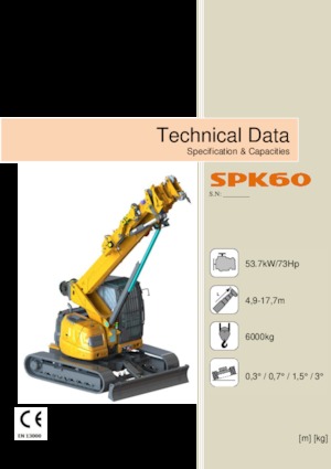 Grues à chenilles téléscopique Jekko SPK60