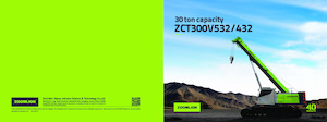 Grues à chenilles téléscopique Zoomlion ZCT300V532