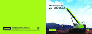 Grues à chenilles téléscopique Zoomlion ZCT600V532