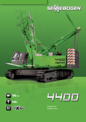 Grues à chenilles - flèche treillis Sennebogen 4400 Star Lifter