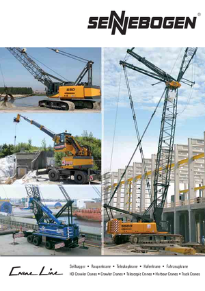 Grues à chenilles - flèche treillis Sennebogen 6130 HD