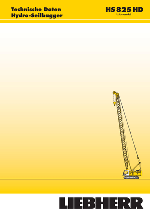 Grues à chenilles - flèche treillis Liebherr HS 825 HD Litr.