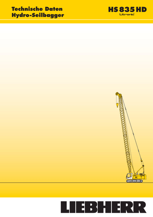 Grues à chenilles - flèche treillis Liebherr HS 835 HD Litr.