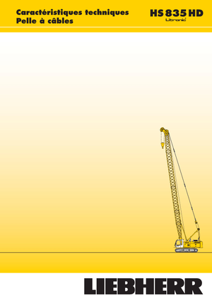 Grues à chenilles - flèche treillis Liebherr HS 835 HD Litr.