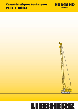 Grues à chenilles - flèche treillis Liebherr HS 845 HD Litr.