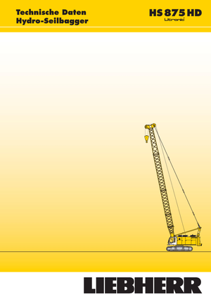Grues à chenilles - flèche treillis Liebherr HS 875 HD Litr.