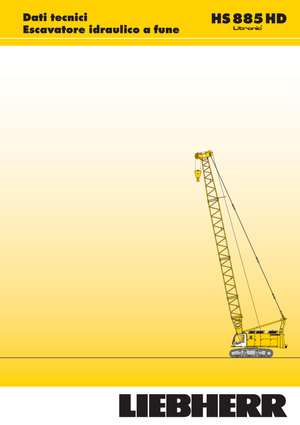 Grues à chenilles - flèche treillis Liebherr HS 885 HD Litr.