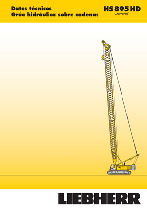 Grues à chenilles - flèche treillis Liebherr HS 895 HD