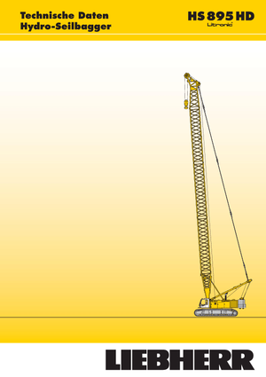 Grues à chenilles - flèche treillis Liebherr HS 895 HD