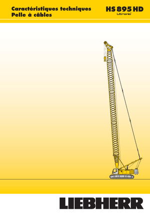 Grues à chenilles - flèche treillis Liebherr HS 895 HD