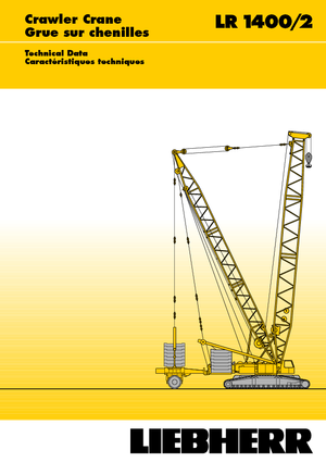 Grues à chenilles - flèche treillis Liebherr LR 1400/2