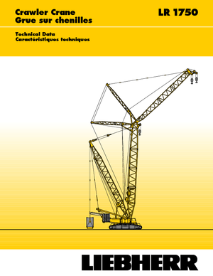 Grues à chenilles - flèche treillis Liebherr LR 1750