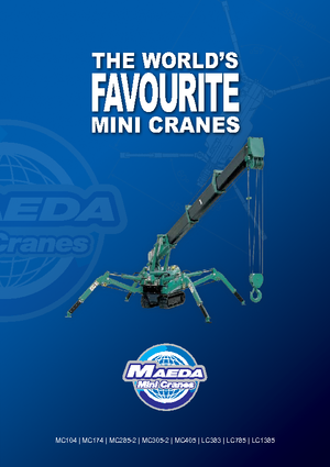 Grues à chenilles téléscopique Maeda MC 405 CRME