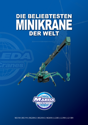 Grues à chenilles téléscopique Maeda MC 405 CRME