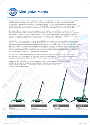 Grues à chenilles téléscopique Maeda MC 405 CRME