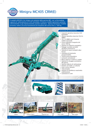 Grues à chenilles téléscopique Maeda MC 405 CRME