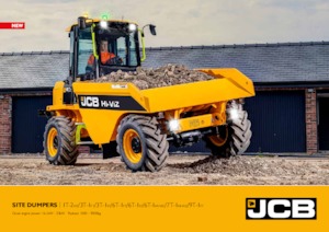 Bennes sur pneus JCB 6T-1 HI-VIZ