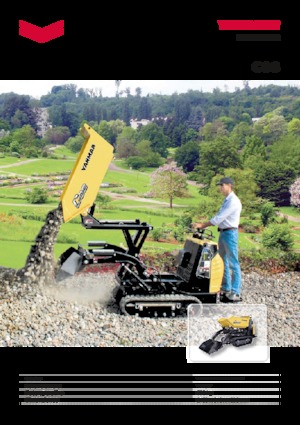 Bennes à chenilles Yanmar C 08 HI Tip +