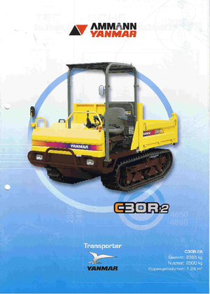 Bennes à chenilles Yanmar C 30 R 2 B