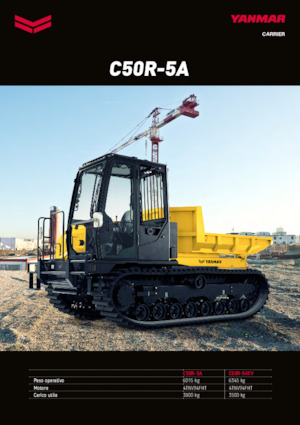 Bennes à chenilles Yanmar C50R-5A 