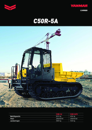 Bennes à chenilles Yanmar C50R-5A 