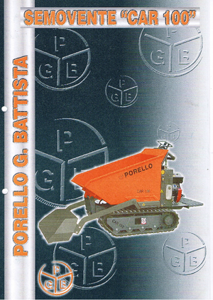 Bennes à chenilles Porello Car 100