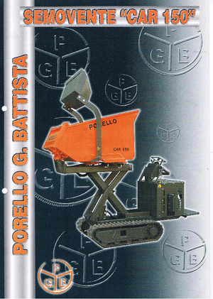 Bennes à chenilles Porello Car 150