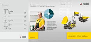 Bennes à chenilles Wacker Neuson DT08