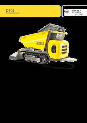 Bennes à chenilles Wacker Neuson DT08