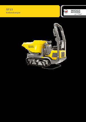 Bennes à chenilles Wacker Neuson DT15
