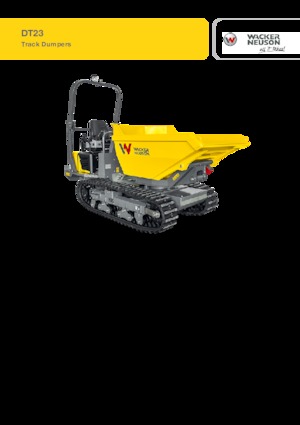 Bennes à chenilles Wacker Neuson DT23