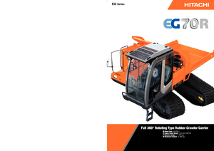 Bennes à chenilles Hitachi EG 70 R 3