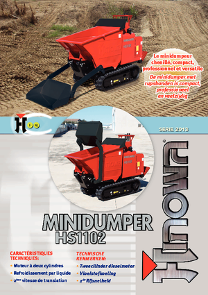 Bennes à chenilles Hinowa HS1102