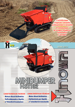 Bennes à chenilles Hinowa HS1102
