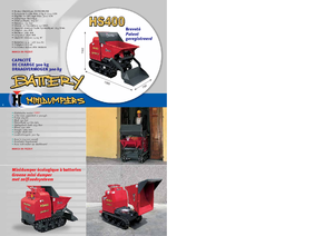 Bennes à chenilles Hinowa HS400