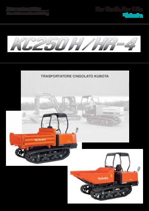 Bennes à chenilles Kubota KC 250 H-4