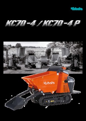 Bennes à chenilles Kubota KC70-4